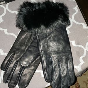 Leather gloves NWOT